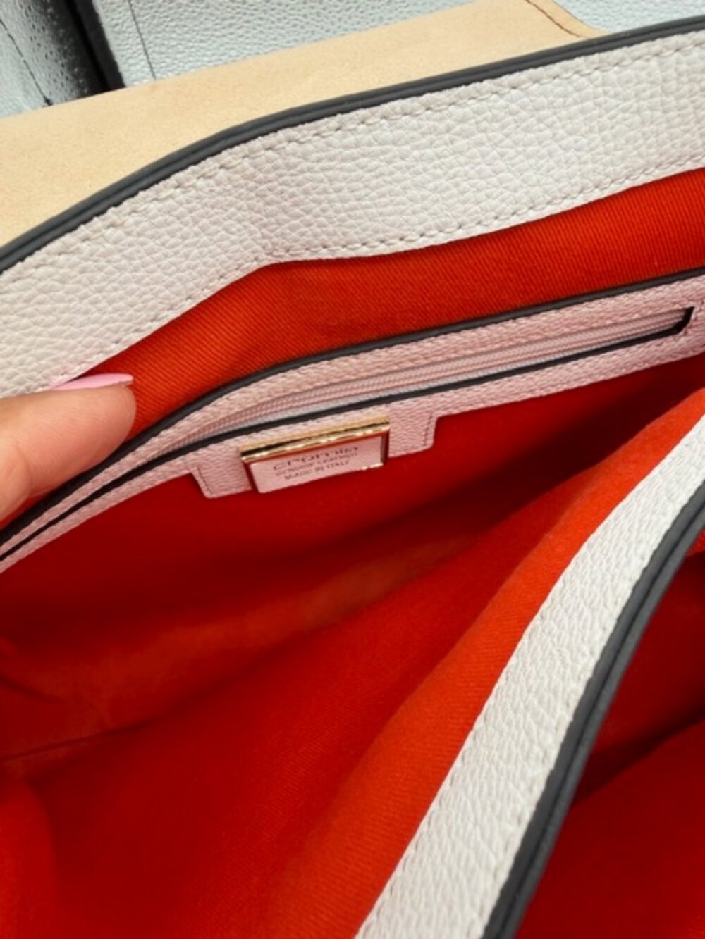CROMIA LEATHER HANDBAG - Picture 10 of 14